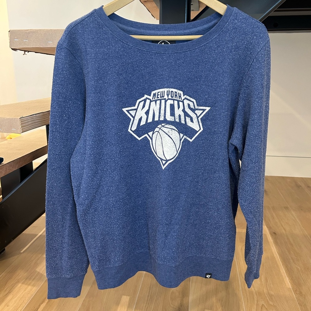 Knicks Crewneck Sweater in Blue